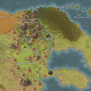 Degrona Chronicles Map Sticker